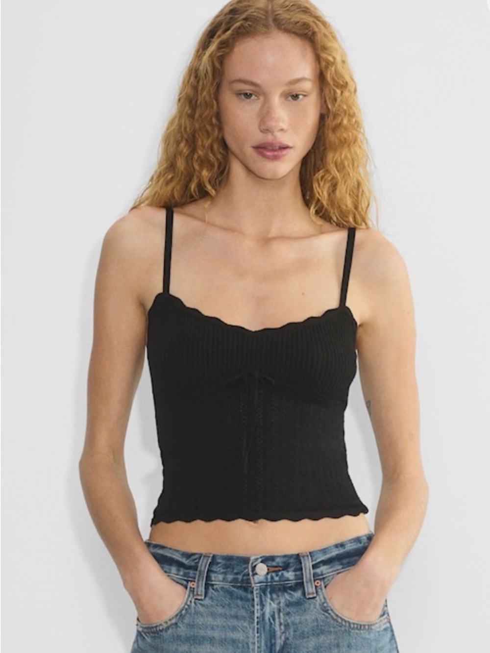 Aritzia Soloist Top - Black - Size Medium